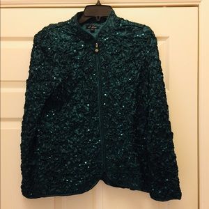 Jacket emerald green jacket